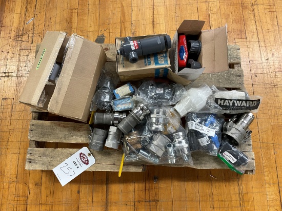 Pallet Lot of New Valves & Fittings
