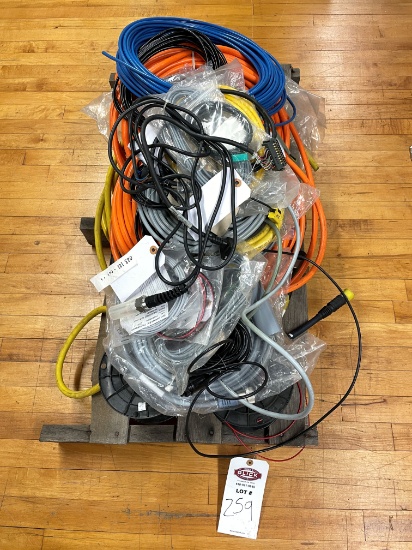 Pallet Lot of Cordsets & Wire