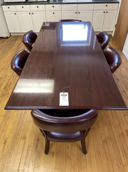 42”x96” Conference Table & Chairs