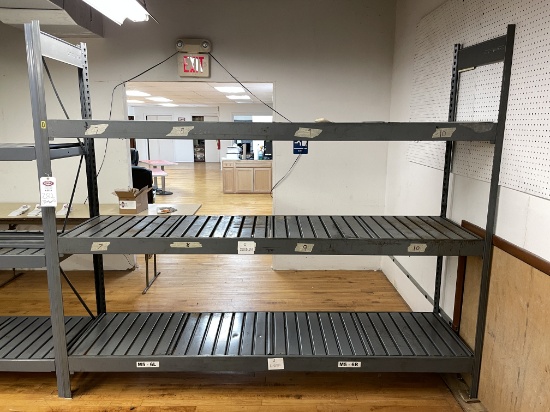 Lot of 96” x 24” x 84” Industrial Shelving