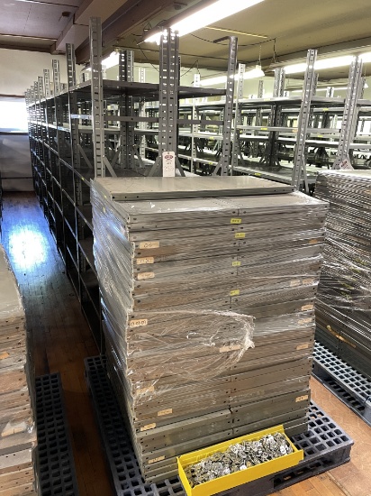 16 Sections 18” x 36” x 84” Industrial Shelving + 77 Additional Shelves