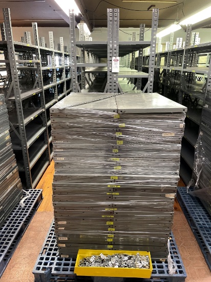 16 Sections 18” x 36” x 84” Industrial Shelving + 80 Additional Shelves