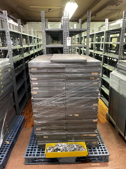 16 Sections 18” x 36” x 84” Industrial Shelving + 81 Additional Shelves