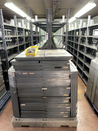 16 Sections 18” x 36” x 84” Industrial Shelving + 90 Additional Shelves