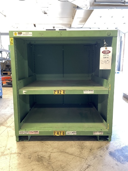 30”W x 28”D x 33.5”H Stanley Vidmar Cabinet