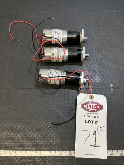 Lot of 3 Antek 24VDC Gearmotors