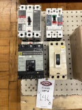 Lot of 4 Circuit Breakers
