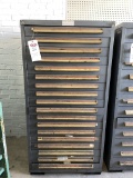 18 Drawer Equipto Tool Storage Cabinet 30”W x 28”D x 59.5”H