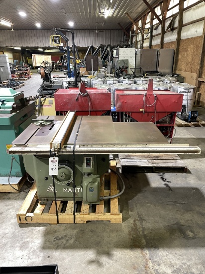 Martin 10” Table Saw, 60” Table