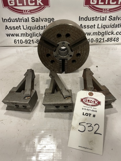 9” Lathe Chuck & Jaws