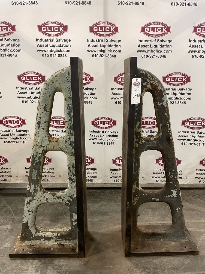 Pair of Large Angle Blocks 12"x24"x60"
