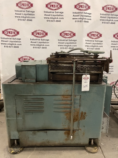 Woehr Model F Coil Stock Sheet Straightener
