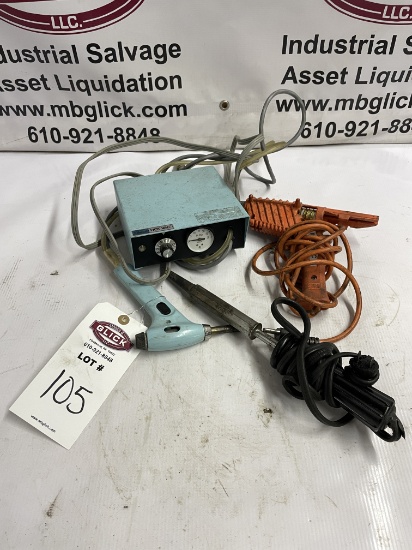 Lot of Soldering Irons & Glue Gun