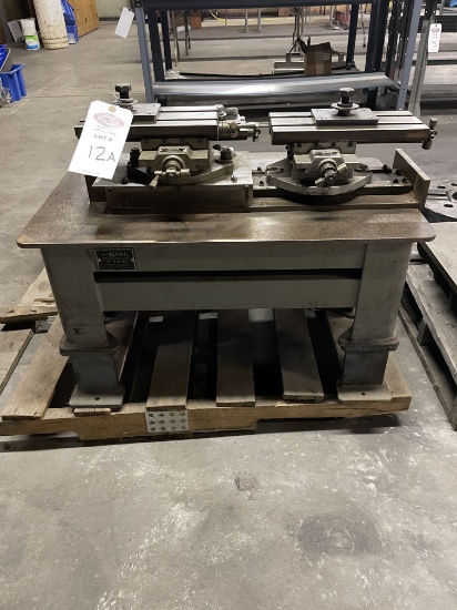 Double XY Compound Slide Stage Table