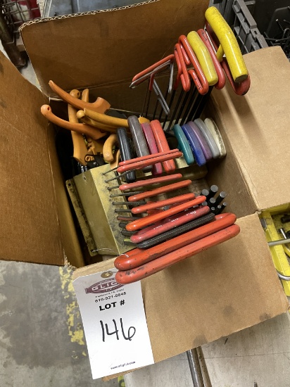 Lot of Allen Wrenches & Center Punches