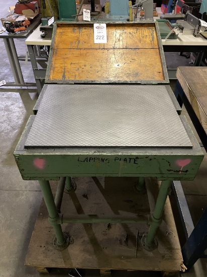 18”x24” Crosshatch Lapping Plate & Stand