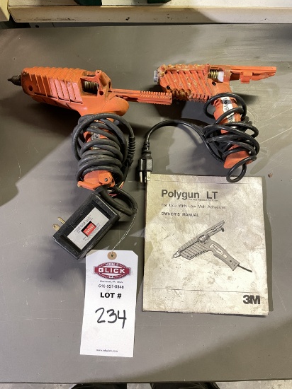 Lot of 2 Hot Melt Glue Guns