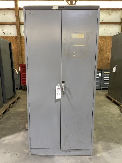 36”x78”x18” Tennsco Steel Cabinet