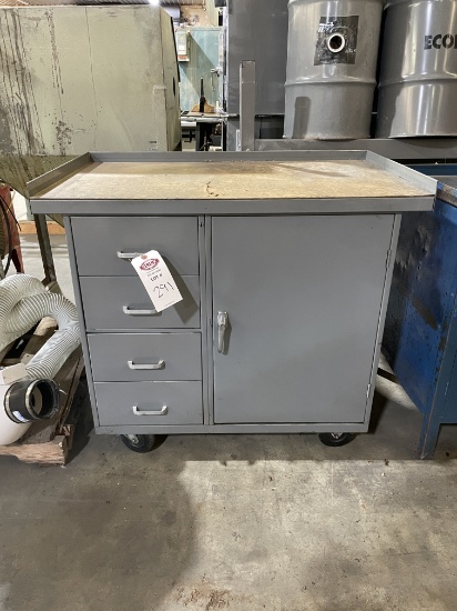 42”x25”x36” Rolling Steel Cabinet