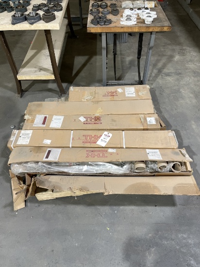Lot of New THK Linear Bearings & Rails