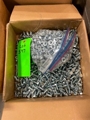 Box of Nuts & Bolts 3/8" x 3/4"
