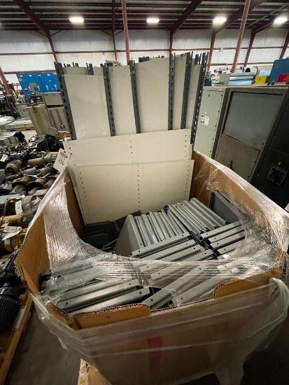 Lot of 12x36 Metal Shelving 60" Uprights