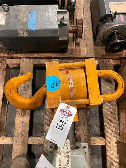 A.H. Emery ET-20 Hoist Scale Swivel Hook