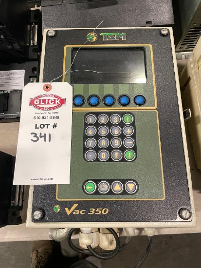 TSM Vac-350 Operator Panel