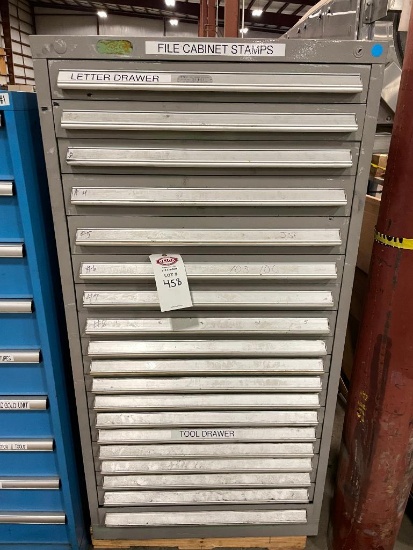 19 Drawer Tool Storage Cabinet 30x28x59