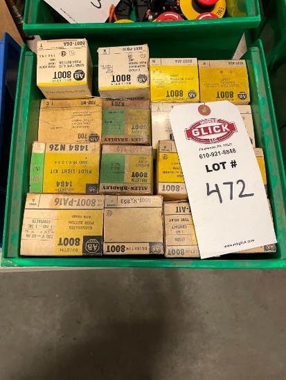 Lot of Allen Bradley Panel Lights and Switches