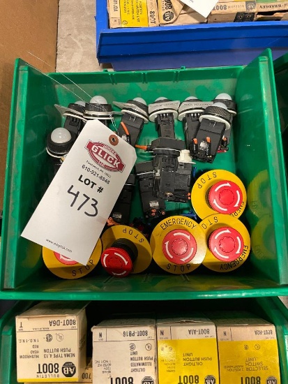 Lot of Panel Lights and E-Stops