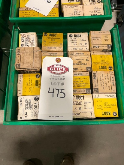 Lot of Allen Bradley Panel Lights and Switches