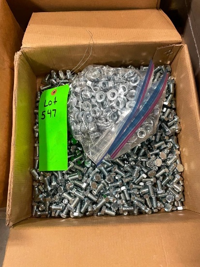 Box of Nuts & Bolts 3/8" x 3/4"