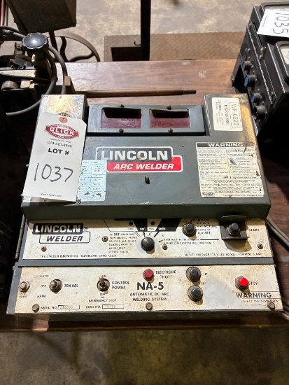 Lincoln NA-5 Automatic DC Arc Welder, Submerged Arc Welding System