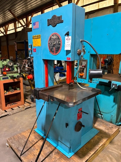 DoAll 2013-V 20" Vertical Band Saw w/ Welder