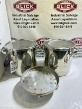 Eagle Stainless CTH-36 36 Liter Containers w/ (1) Dolly