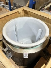200 Gallon SS Jacketed Glass-Lined Reactor Vessel