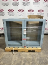 2-Door, Double Sided Pass-Through Cabinet 48x14x36