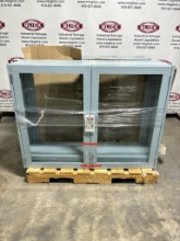 2-Door, Double Sided Pass-Through Cabinet 48x14x36