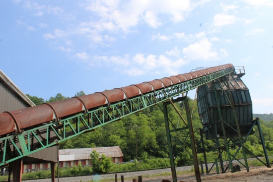 Approx. 100'x 24" Concave Belt Conveyor
