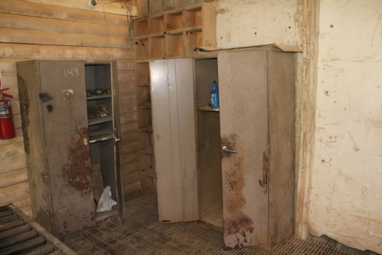 (2) Metal Cabinets and Contents