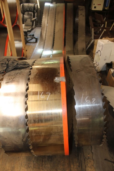 (2) Used Oleson Band Saw Blades