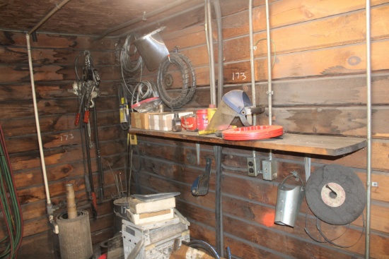 Misc. Lot to include Come Along, Welding leads,