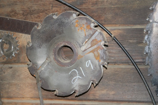 18 misc. size carbide tip saws