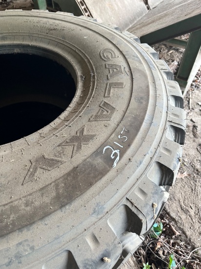2 New No Rim Galaxy 22.5R Model LDSR300 Tires