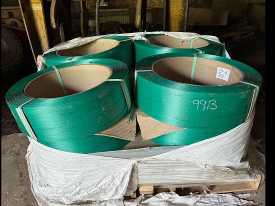 Partial Pallet of Plastic Banding
