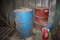 (2) Oil Skids w/ Drums & Safety Cabinet