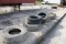 (2) Skid Steer Tires (1) wheel