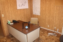 5 Drawer Metal Frame Desk