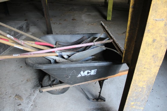 Wheel Barrow & Hand Tools